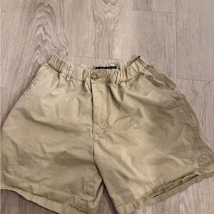 Classic Tan Men's Flat Front Shorts